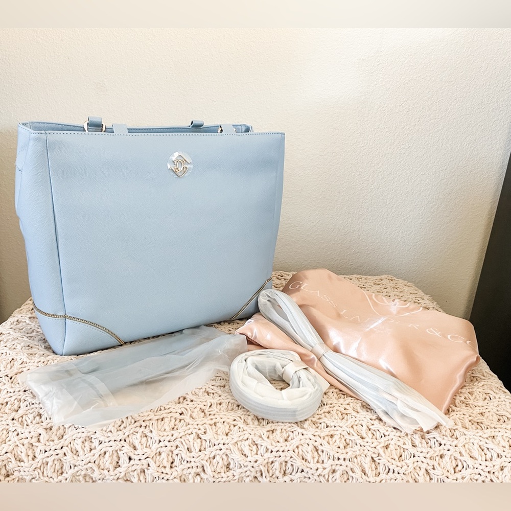 NWT Large Glass Ladder & Co Michelle Tote